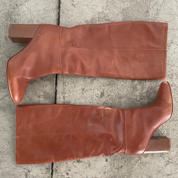 ARKET Knee-High Leather Boots - Picture 1 of 4